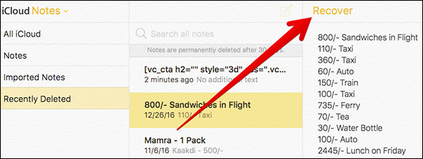 How To Retrieve Deleted Mac Notes App