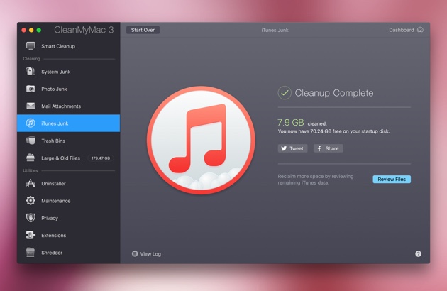 Mac App Cleanup Itunes
